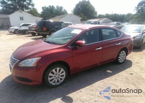 2014 Nissan Sentra Sv from USA, damaged, VIN 3N1AB7AP7EY233991